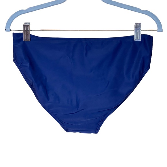 Anne Cole Collection Woman’s Navy Bikini Bottoms Swimsuit Bottoms Size 8 - Picture 2 of 4